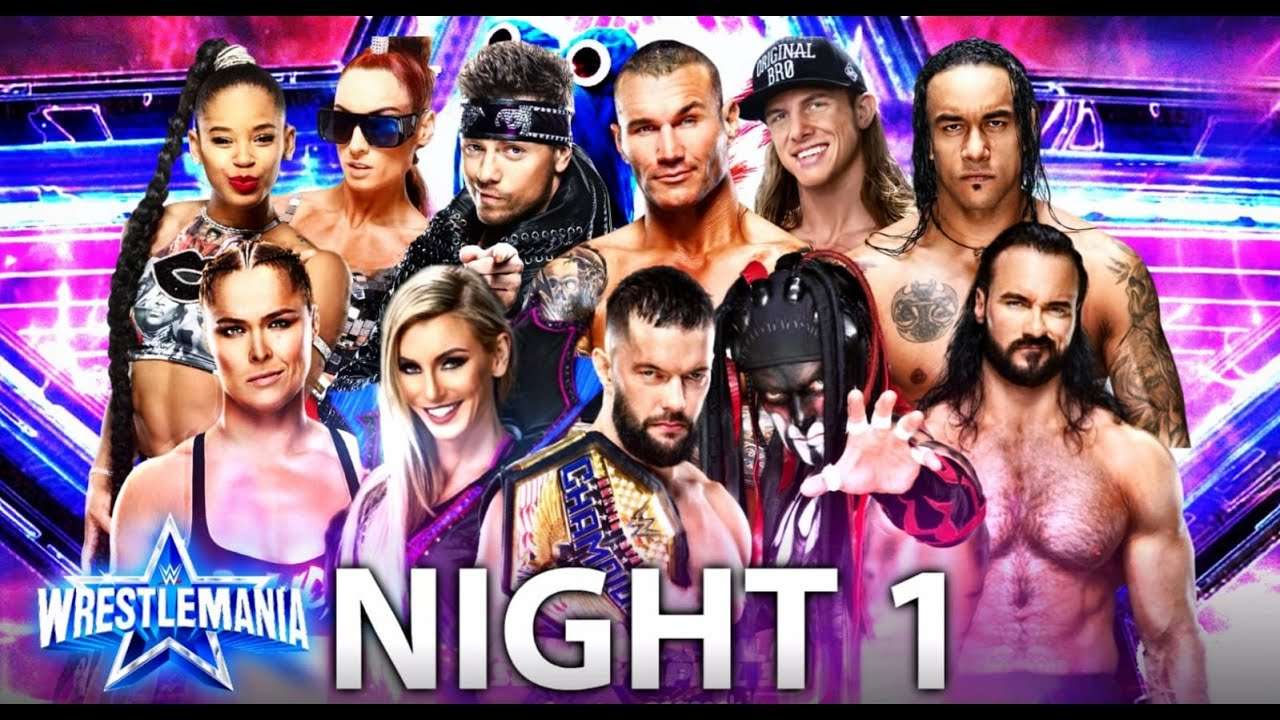 عرض رسلمينيا WWE WrestleMania 38 Night 1 2022 مترجم كامل