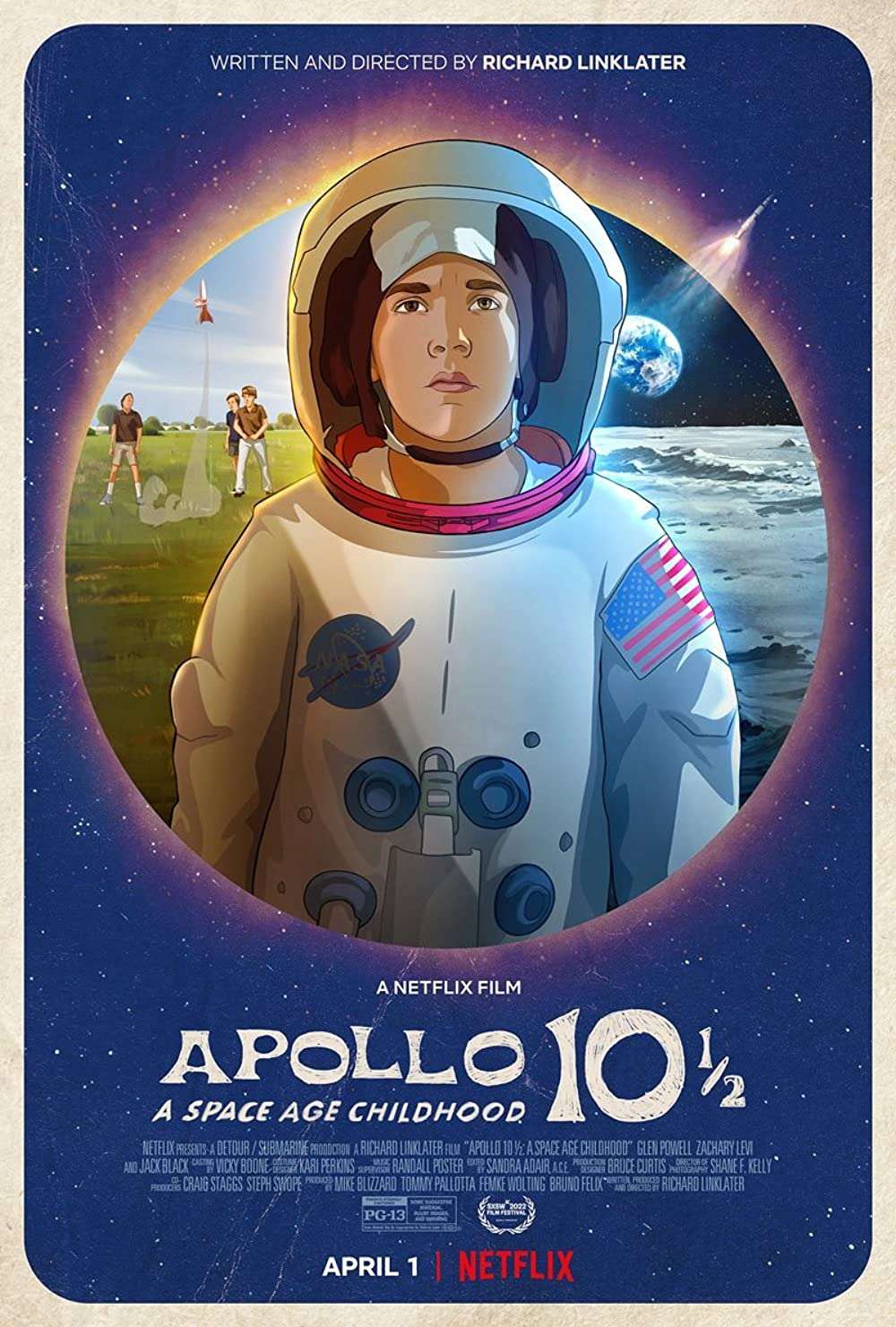 فيلم Apollo 10½ A Space Age Childhood 2022 مترجم كامل